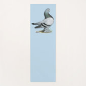 Berliner Tumbler Pigeon Blue Bar Yogamat (Voorkant)