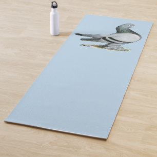 Berliner Tumbler Pigeon Blue Bar Yogamat