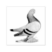 Berliner Tumbler Pigeon Blue Bar Zelfinktende Stempel (Design)