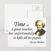 Berlioz op tijd briefkaart (Voorkant / Achterkant)