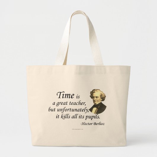 Berlioz op tijd grote tote bag (Voorkant)