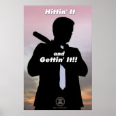 Berm-Tech Hittin it and get it Poster (Voorkant)