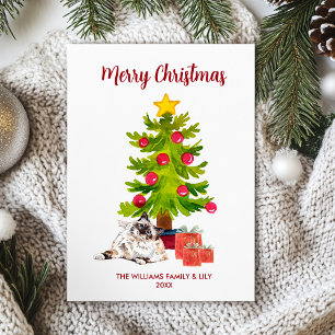 Berman Kat Kerst Kaart