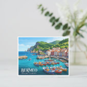 Bermeo Spanje Briefkaart (Staand voorkant)