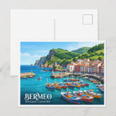Bermeo Spanje Briefkaart (Voorkant / Achterkant)