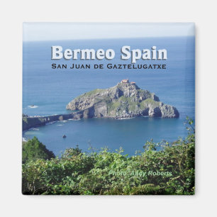 Bermeo Spanje Gaztelugatxe Travel Souvenir Magnet
