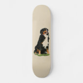 Bermese hond skateboard (Voorkant)