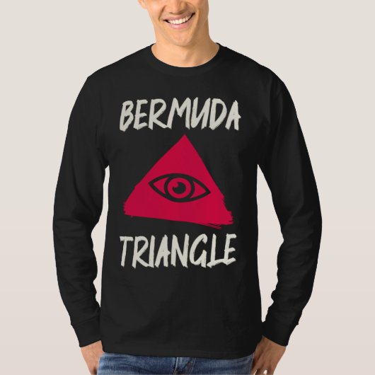 Bermud Triangle Onderzoek Oceaan Bermuda Triangle T-shirt (Voorkant)