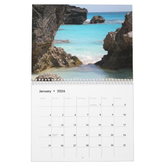 Bermuda 2025 kalender (Jan 2026)