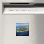 Bermuda Aerial Photography Magneet (Insitu (Vaatwasser))