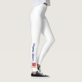 Bermuda and Bermudan Flag with Your Name Leggings (Rechts)