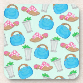 Bermuda Bag Sandals Mint Julep Preppy Bier Onderzetter