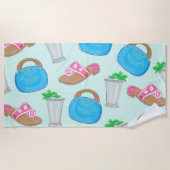 Bermuda Bag Sandals Mint Julep Preppy Strandlaken (Voorkant)