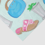 Bermuda Bag Sandals Mint Julep Preppy Tissuepapier (Detail)