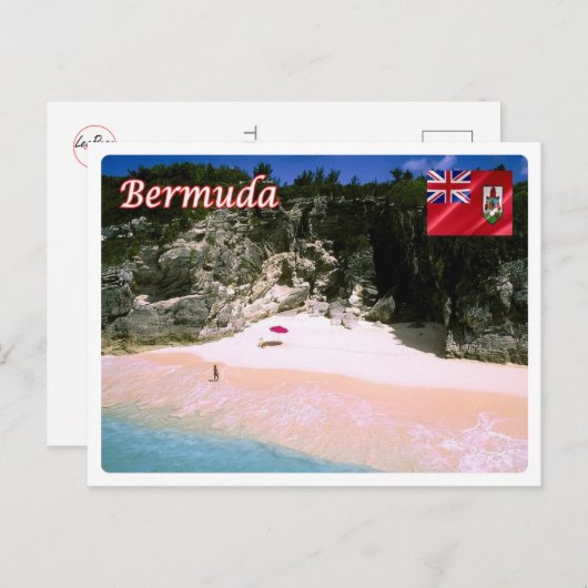 Bermuda - Beach - Briefkaart (Voorkant / Achterkant)