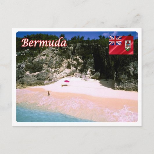 Bermuda - Beach - Briefkaart (Voorkant)
