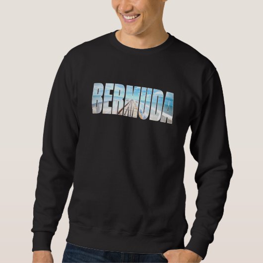 Bermuda Beach Sand Ocean Keepomwille Souvenir Trui (Voorkant)