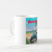 Bermuda Beach Scooter-reisposter Koffiemok (Voorkant links)