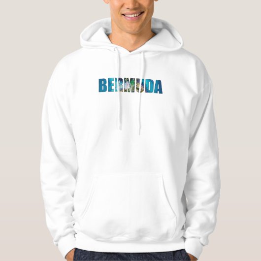 Bermuda Beauful Beach Hoodie (Voorkant)