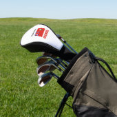Bermuda Bermudaanse vlag gepersonaliseerd Golfheadcover (Insitu)