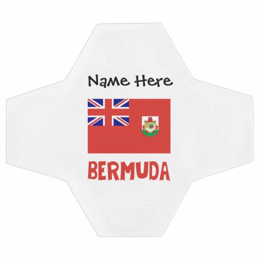 Bermuda Bermudaanse vlag gepersonaliseerd Voetbal (Enkel)