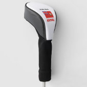 Bermuda Bermudiaanse Vlag Gepersonaliseerd  Golfheadcover (Schuin)