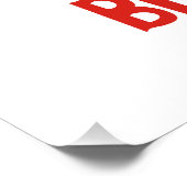 Bermuda Bermudiaanse Vlag Gepersonaliseerd Perfect Poster (Hoek)