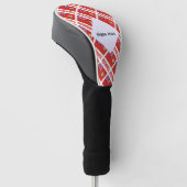 Bermuda Bermudiaanse Vlag Getegeld Gepersonaliseer Golfheadcover (Schuin)