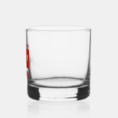 Bermuda Bermudiaanse Vlag Rood Gepersonaliseerde N Whisky Glas (Links)