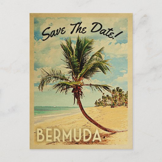 Bermuda bewaart de Datumbalkstructuur Briefkaart (Voorkant)