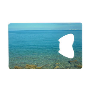 Bermuda Blue Green Waters Creditkaart Flessenopener