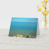 Bermuda Blue Green Waters Kaart (Gele Bloem)