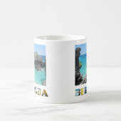 Bermuda Blue Ocean Rocky Beach Travel Foto Koffiemok (Center)