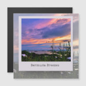 Bermuda Breeze Magneet Kaart (Voorkant / Achterkant)