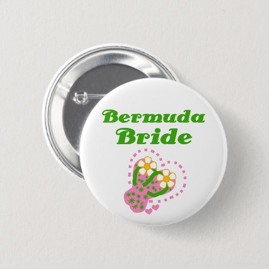 Bermuda Bride Ronde Button 5,7 Cm (Voorkant /achterkant)