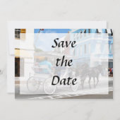 Bermuda - Carriage Ride in Hamilton Save the Date (Achterkant)