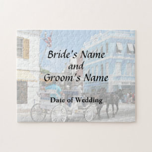 Bermuda - Carriage Ride in Hamilton Wedding Favors Legpuzzel