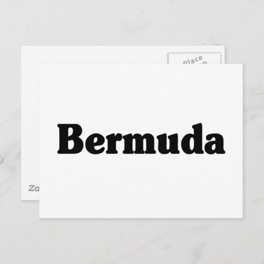 Bermuda Classic Style Briefkaart (Voorkant / Achterkant)