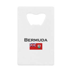 Bermuda Country Flag Light-Color Creditkaart Flessenopener