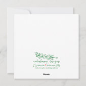 Bermuda Daisy Flat Kaart (Achterkant)