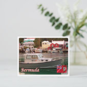 Bermuda - dorp Flatts - Briefkaart (Staand voorkant)