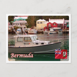 Bermuda - dorp Flatts - Briefkaart