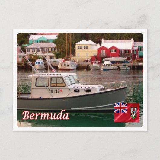 Bermuda - dorp Flatts - Briefkaart (Voorkant)