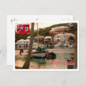 Bermuda - dorp Flatts - Briefkaart (Voorkant / Achterkant)