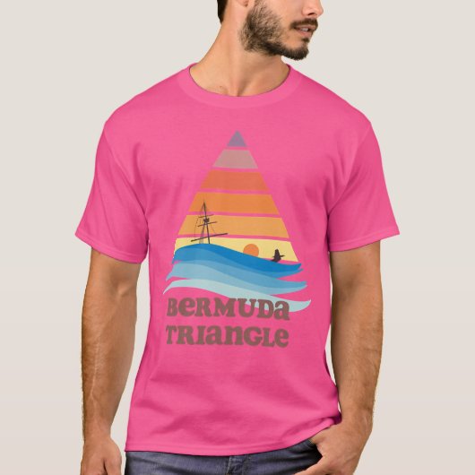 Bermuda Driehoek Toerist T-shirt (Voorkant)