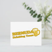 Bermuda Drink team Briefkaart (Staand voorkant)