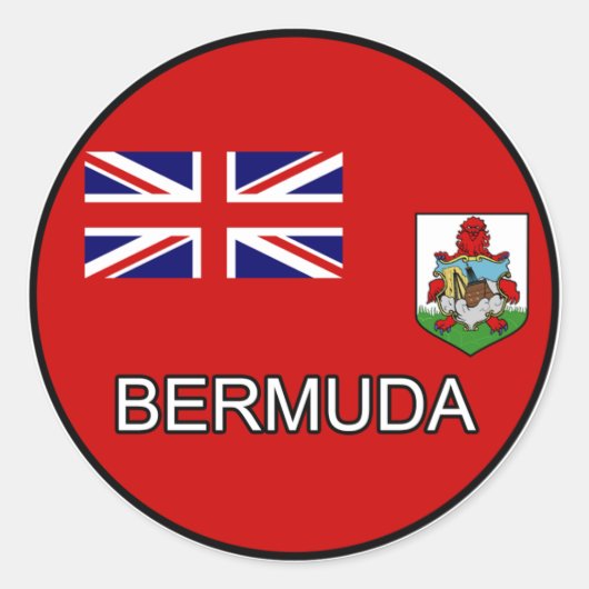 Bermuda Euro Sticker (Voorkant)