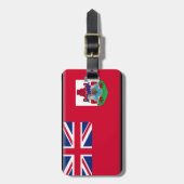 Bermuda Flag Bagagelabel (Voorkant verticaal)