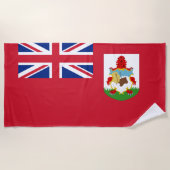 Bermuda flag Beach Towel Strandlaken (Voorkant)
