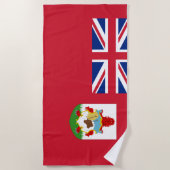 Bermuda flag Beach Towel Strandlaken (Voorkant)